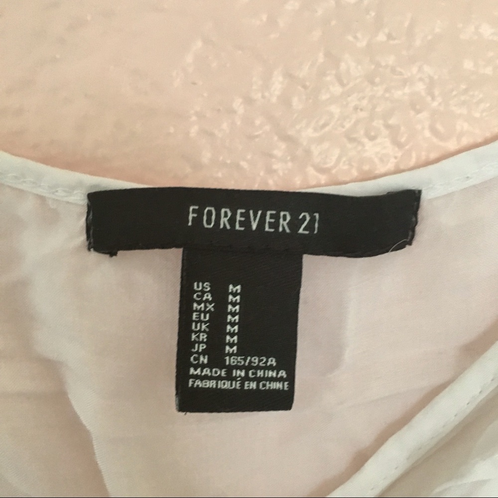 3 FOR $15! FOREVER 21 | LIGHT BABYGIRL BLOUSE - Picture 4 of 4